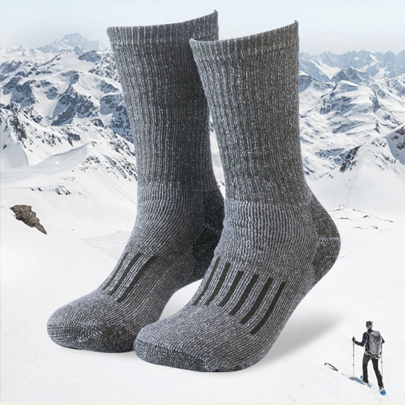 Wool Hiking Sock - ハイキングソックス メリノウール メンズ 80% メリノウール スキーソックス