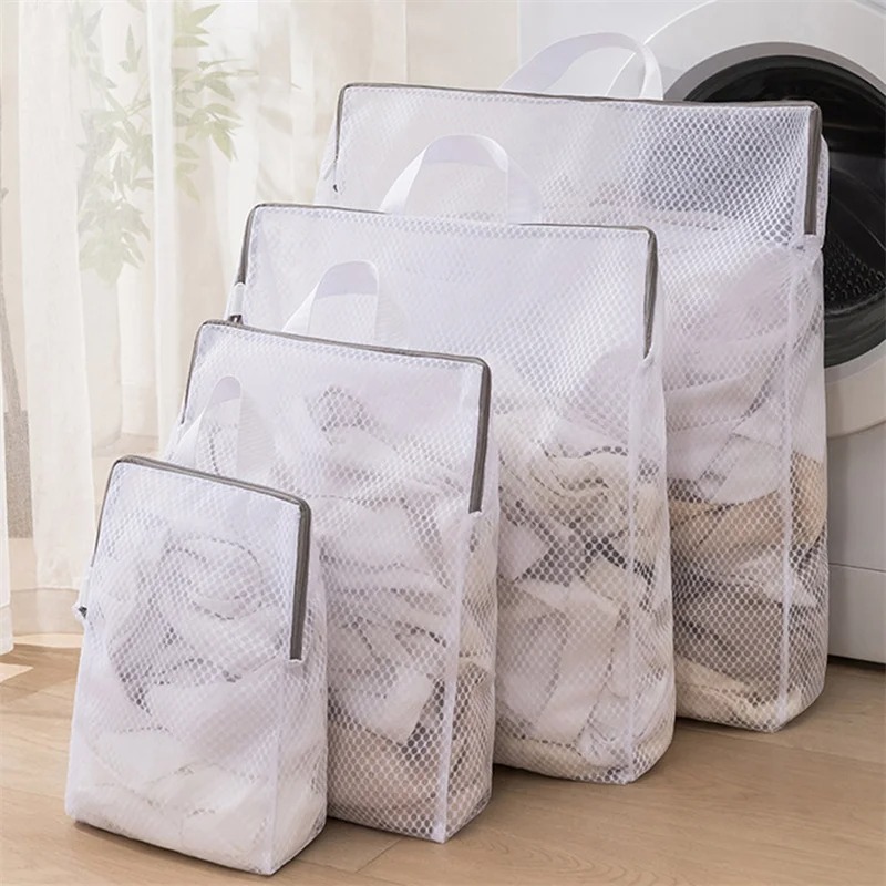 Sock Organizer Tray - アップグレードされたランドリーハンドバッグ再利用可能な洗濯機衣類ケアウォッシュバッグメッシュネットブラジャー靴下ランジェリー下着ランドリー収納
