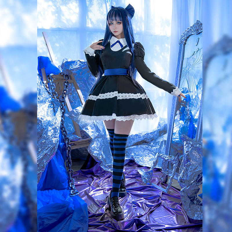 Knee High Sock Women - パンティ＆ストッキング with ガーターベルト 幼妹アナーキー ストッキング コスプレ衣装