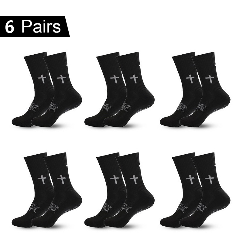 4/5/6 ペア滑り止めサッカーソックス男性女性通気性サッカ - Knee High Sock Women のレビューと価格