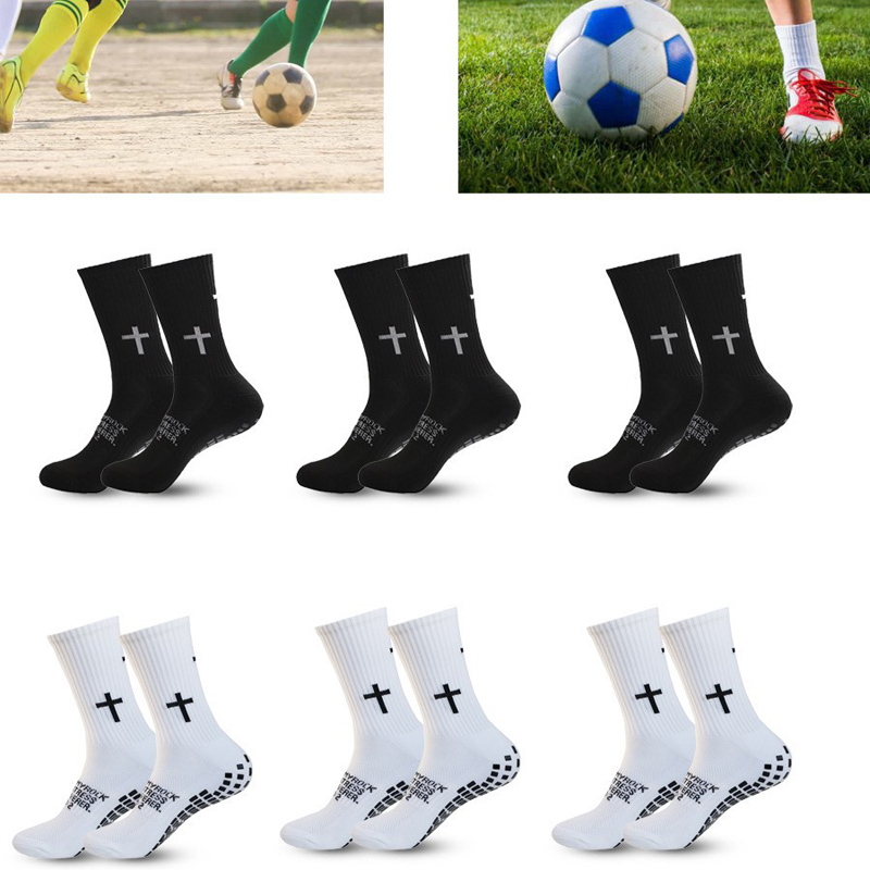 4/5/6 ペア滑り止めサッカーソックス男性女性通気性サッカ - Knee High Sock Women のレビューと価格
