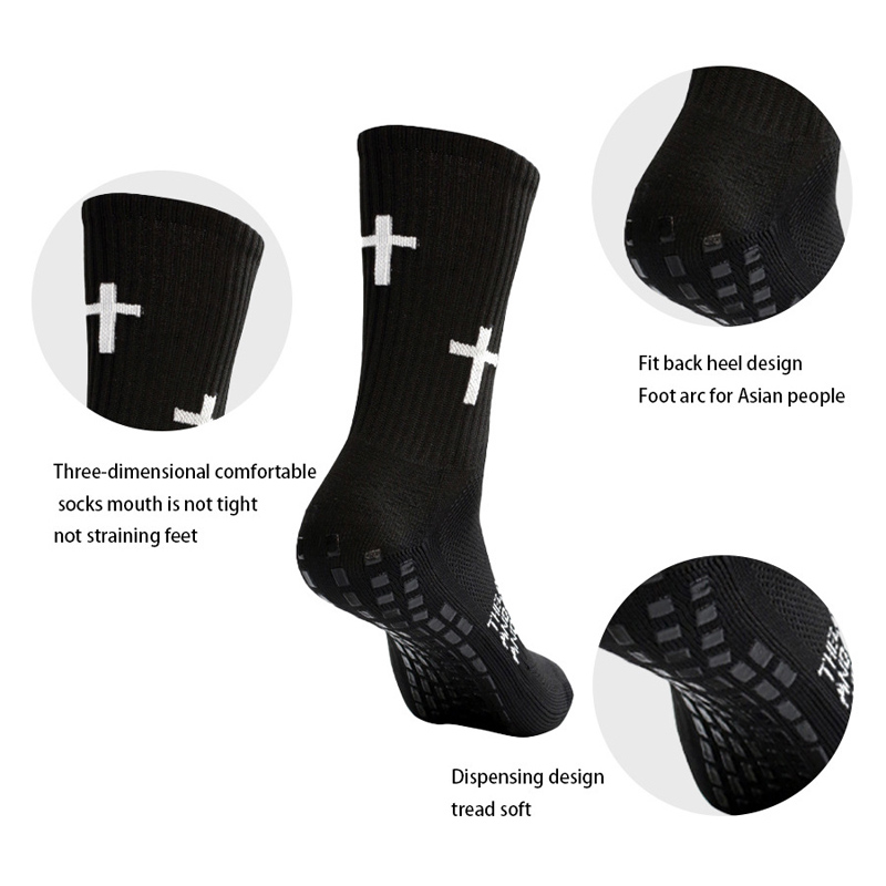 4/5/6 ペア滑り止めサッカーソックス男性女性通気性サッカ - Knee High Sock Women のレビューと価格