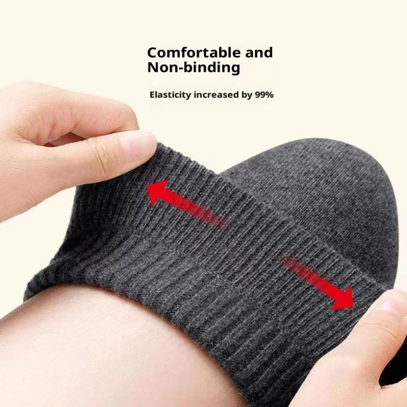 1 ペア冬ニーハイソックスユニセックスレッグウォーマー暖かい - Thermal Sock Winter のレビューと価格