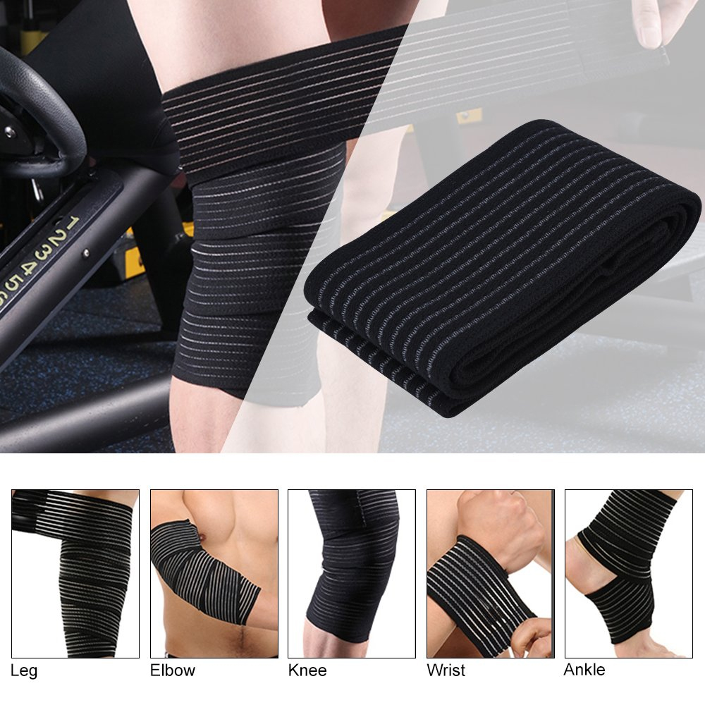 1 個 40-300 センチメートル圧縮包帯プロテクター膝サ - Compression Sleeve Calf のレビューと価格